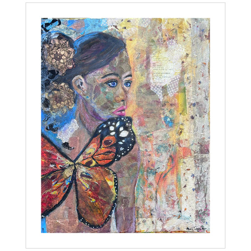 She in the Light Art Print