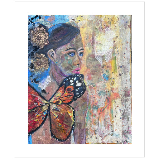 She in the Light Art Print