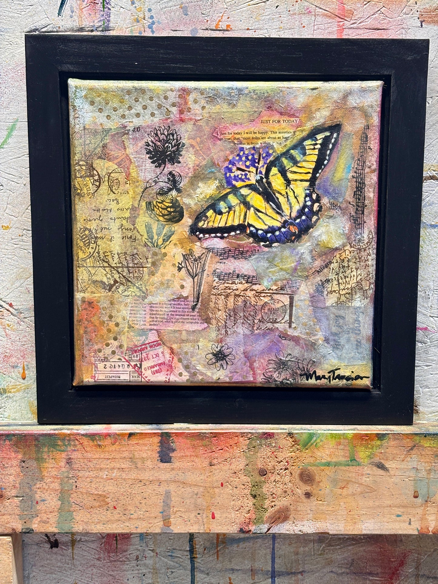 Captivated- Yellow Swallowtail Butterfly