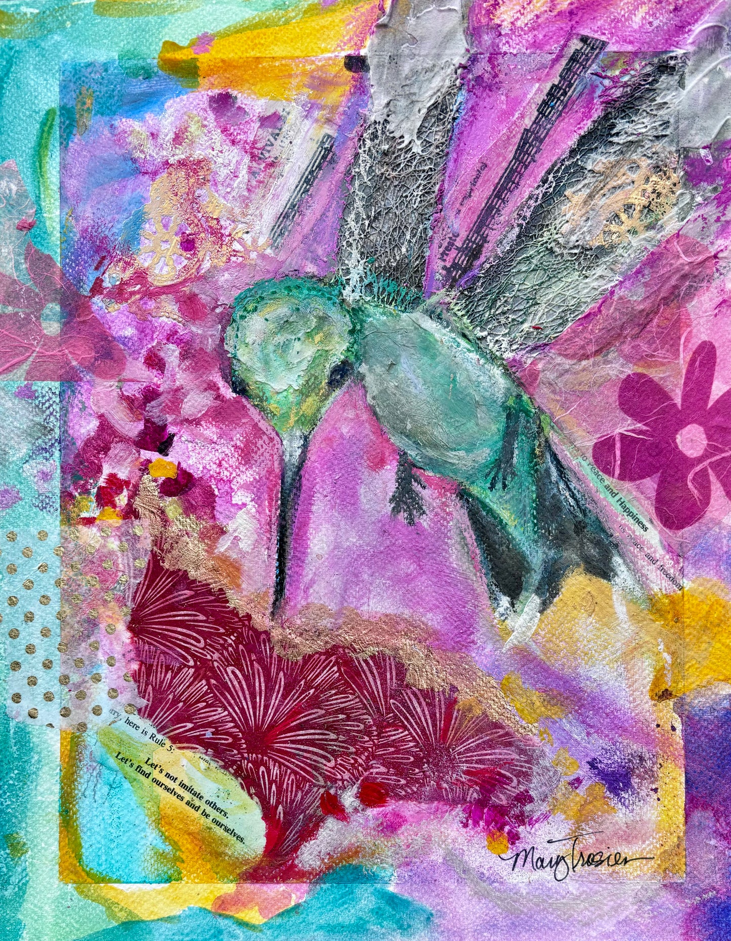 Ruby-Throated Hummingbird Reimagined
