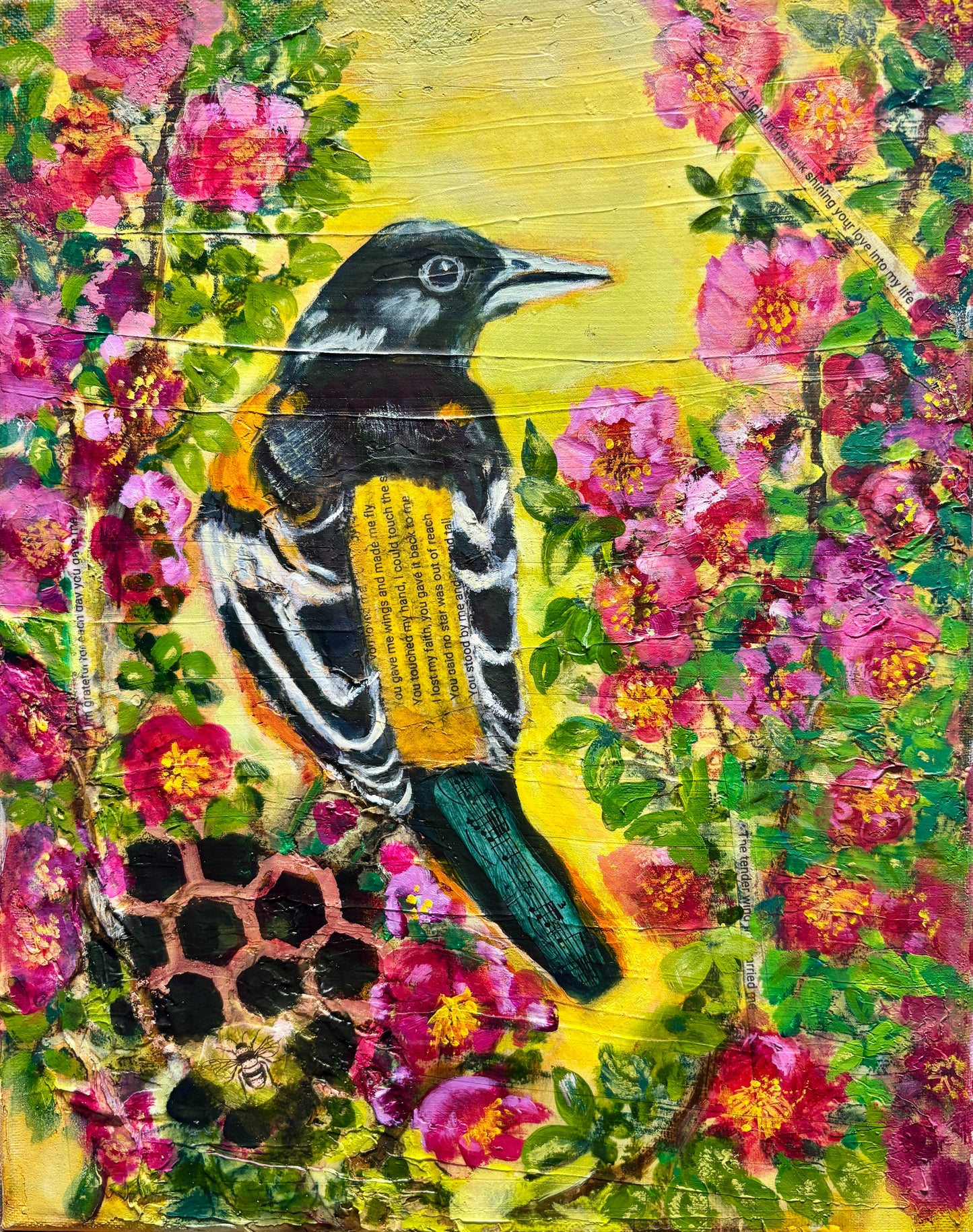 A Moment In My Garden- Baltimore Oriole