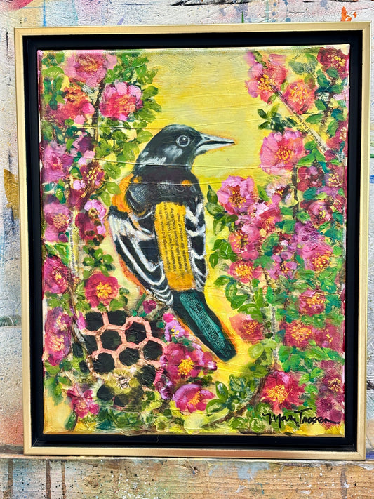 A Moment In My Garden- Baltimore Oriole